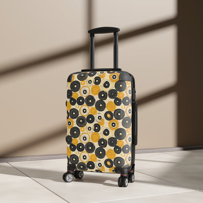 "Old 45's" Pattern Art Suitcases