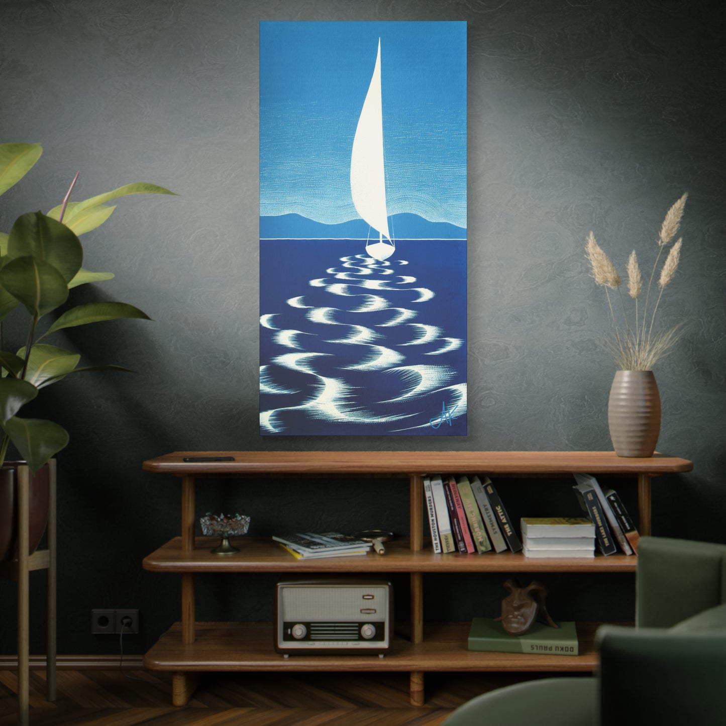 "Smooth Sailing", Fine Art Matte Canvas, Stretched, 1.25"