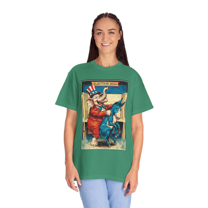 "MAGA Spanked the Donkeys 2024", Unisex T-shirt (Dark Colors)