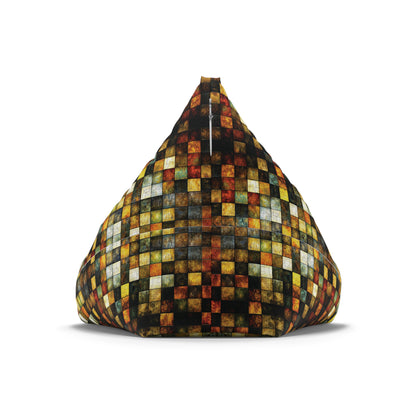 "Wood Block Pattern" #01, Bean Bag Chair Cover