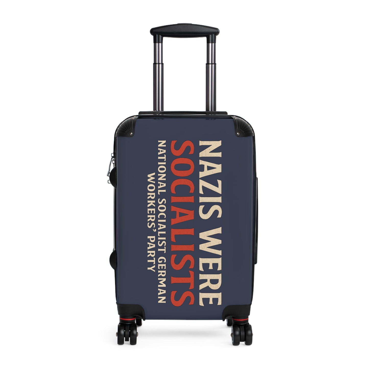 "Nazis were Socialists", Suitcase (Burka Blue Grey)