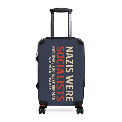 "Nazis were Socialists", Suitcase (Burka Blue Grey)