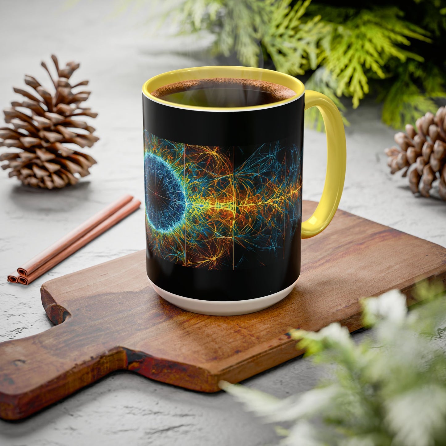 "Let There Be Light", Colorful Mugs (11oz, 15oz)