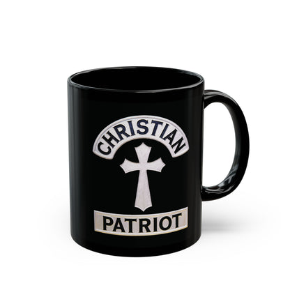 "Christian Patriot" #01, Black Mug (11oz & 15oz)