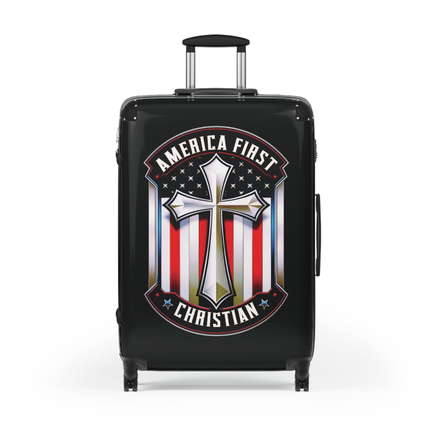"America First - Christian" #01 Suitcases (Black)