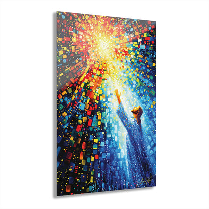 "Father and Son", Fine Art Acrylic Wall Prints (French Cleat Hanging)
