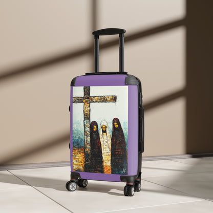 "At-the-Foot of the Cross - John 19:25", Suitcases (Light Purple)