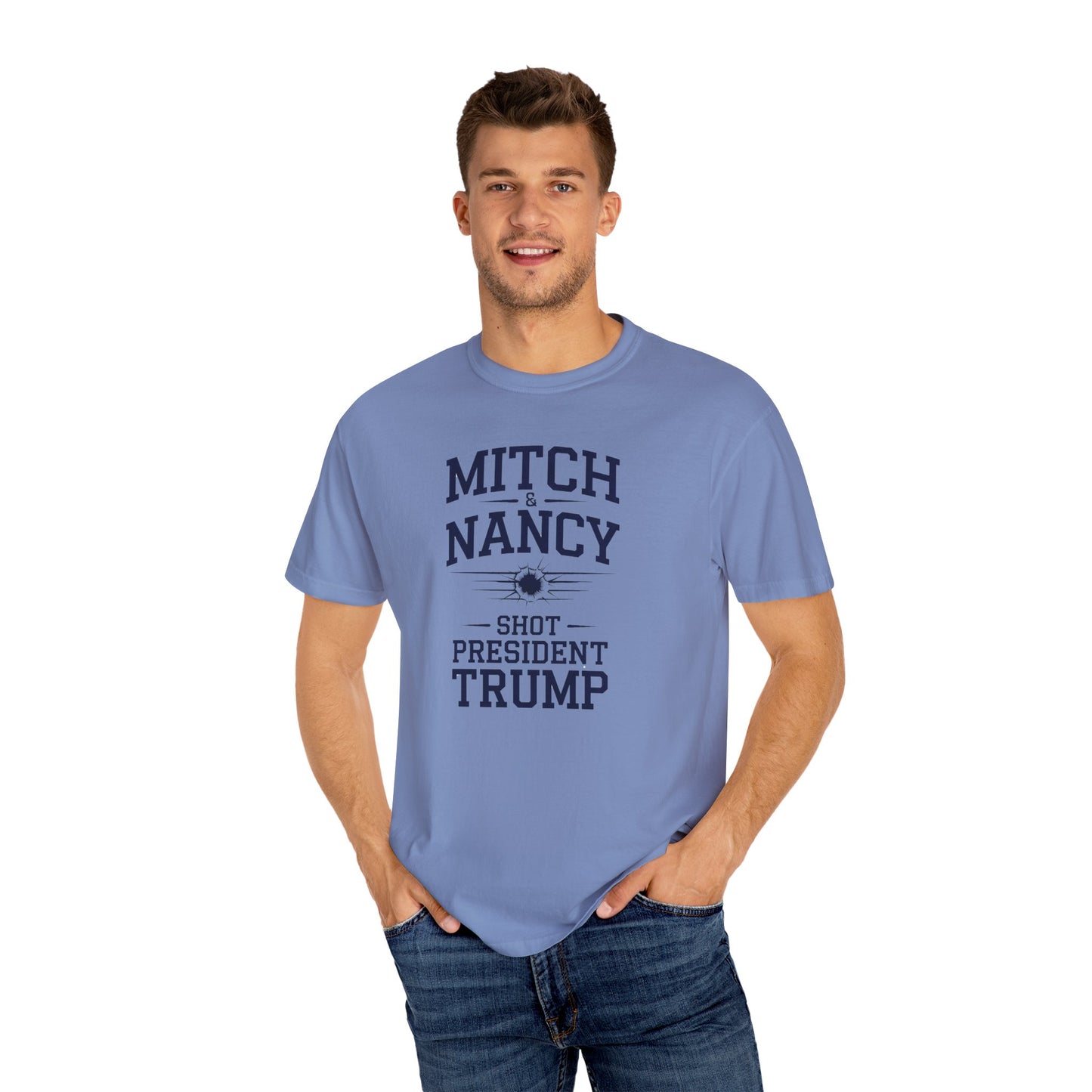 "Mitch & Nancy Shot President Trump", Unisex T-shirt