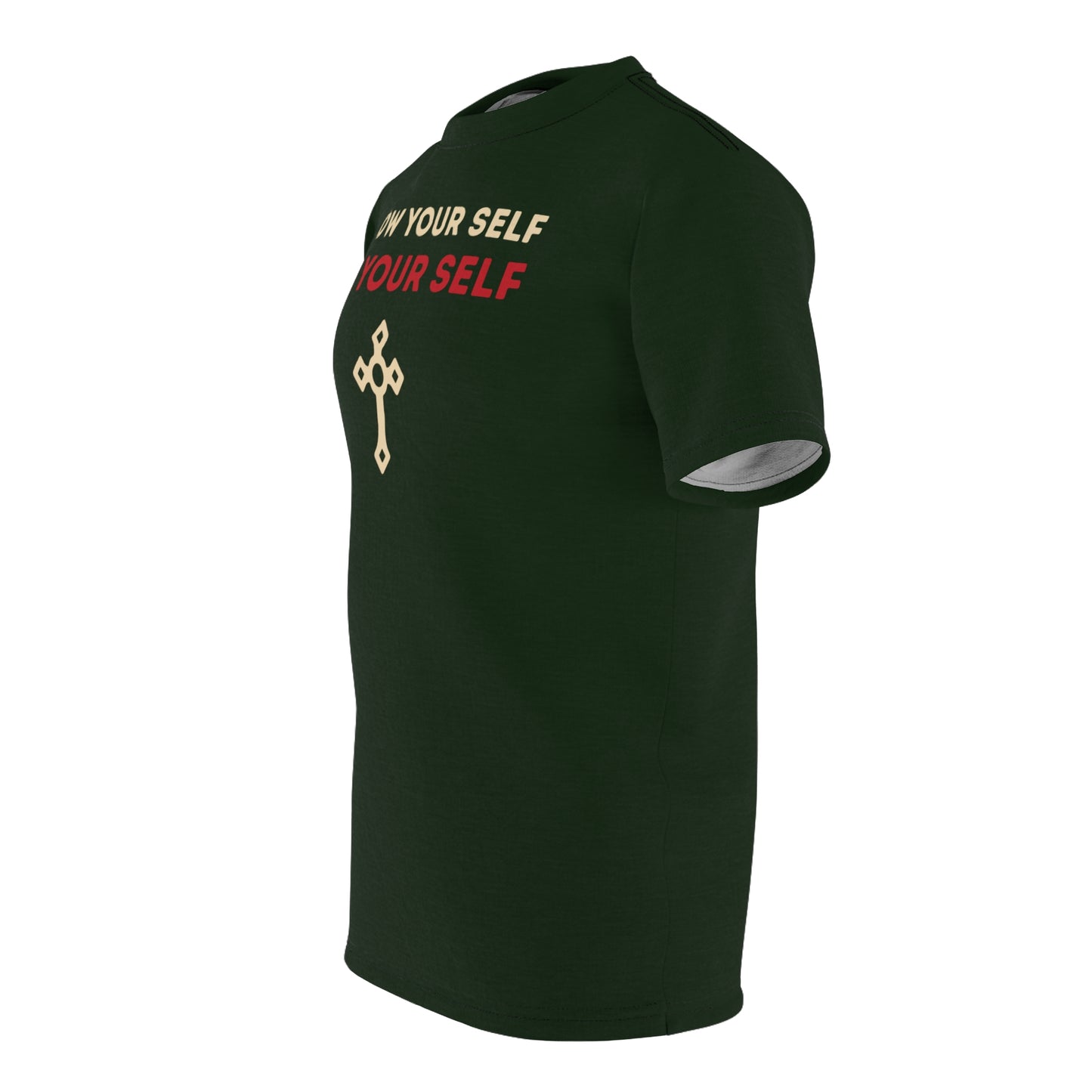 "Know Your Self", Unisex T-shirt (Brieve Green)