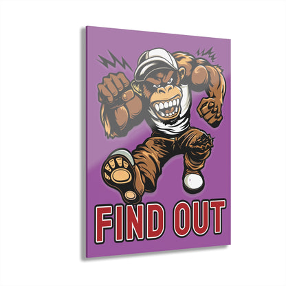 "Find Out", Acrylic Wall Prints (French Cleat Hanging) (Violet Benediction)
