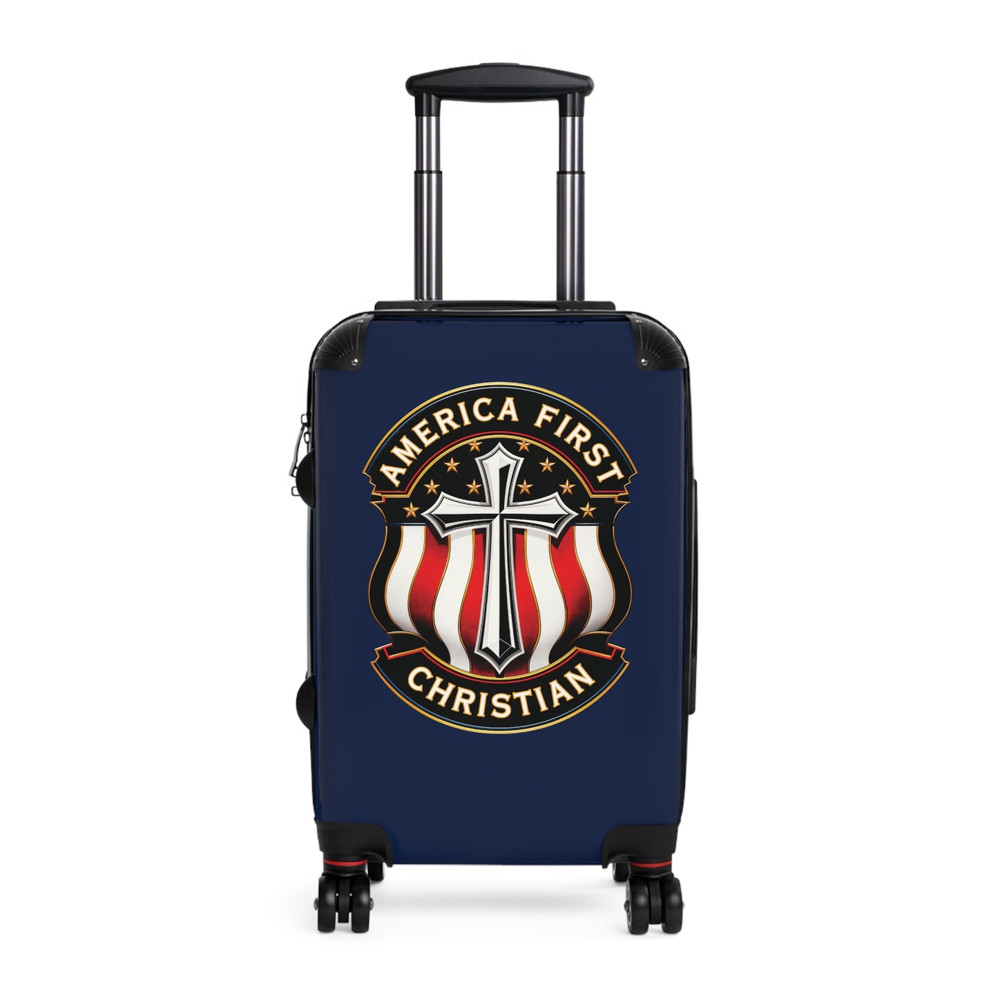 "America First Christian" #04, Suitcases (Dark Blue)