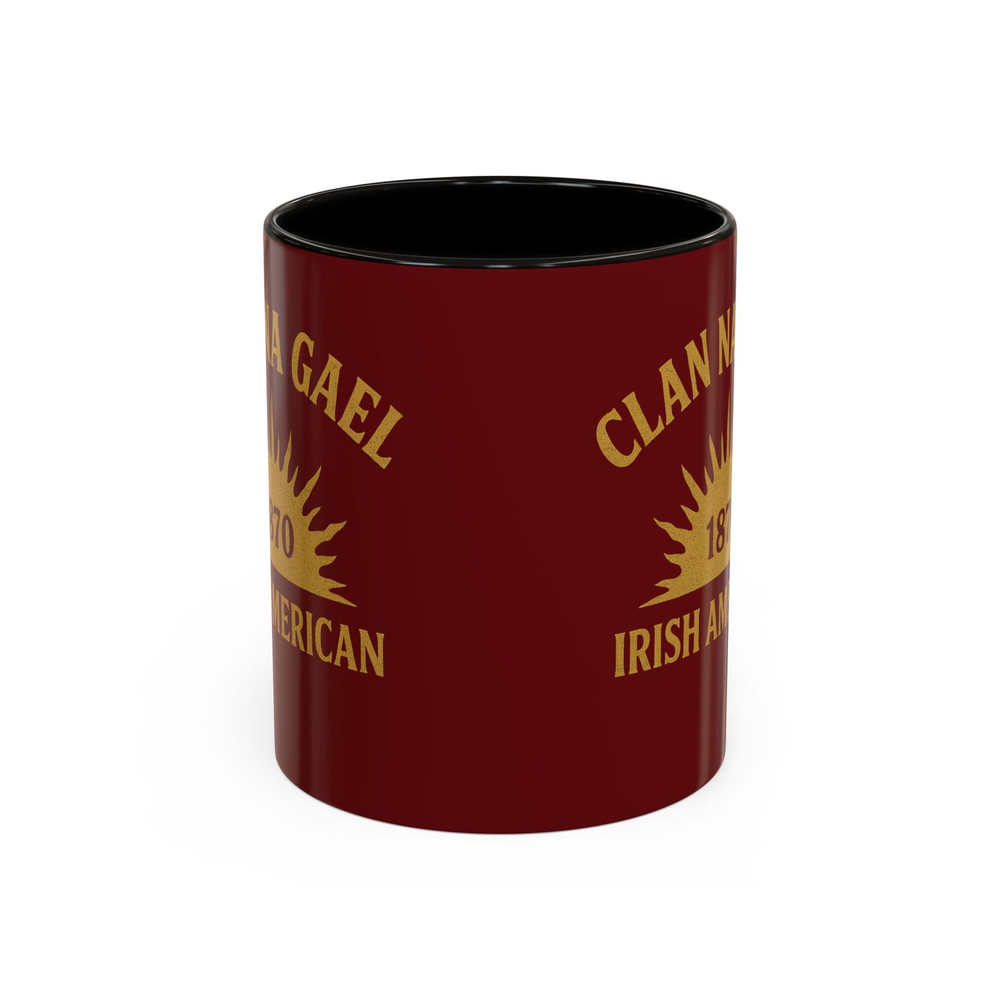 "Clan na Gael - Irish American", Colorful Mugs (11oz, 15oz) (Palladius Red)