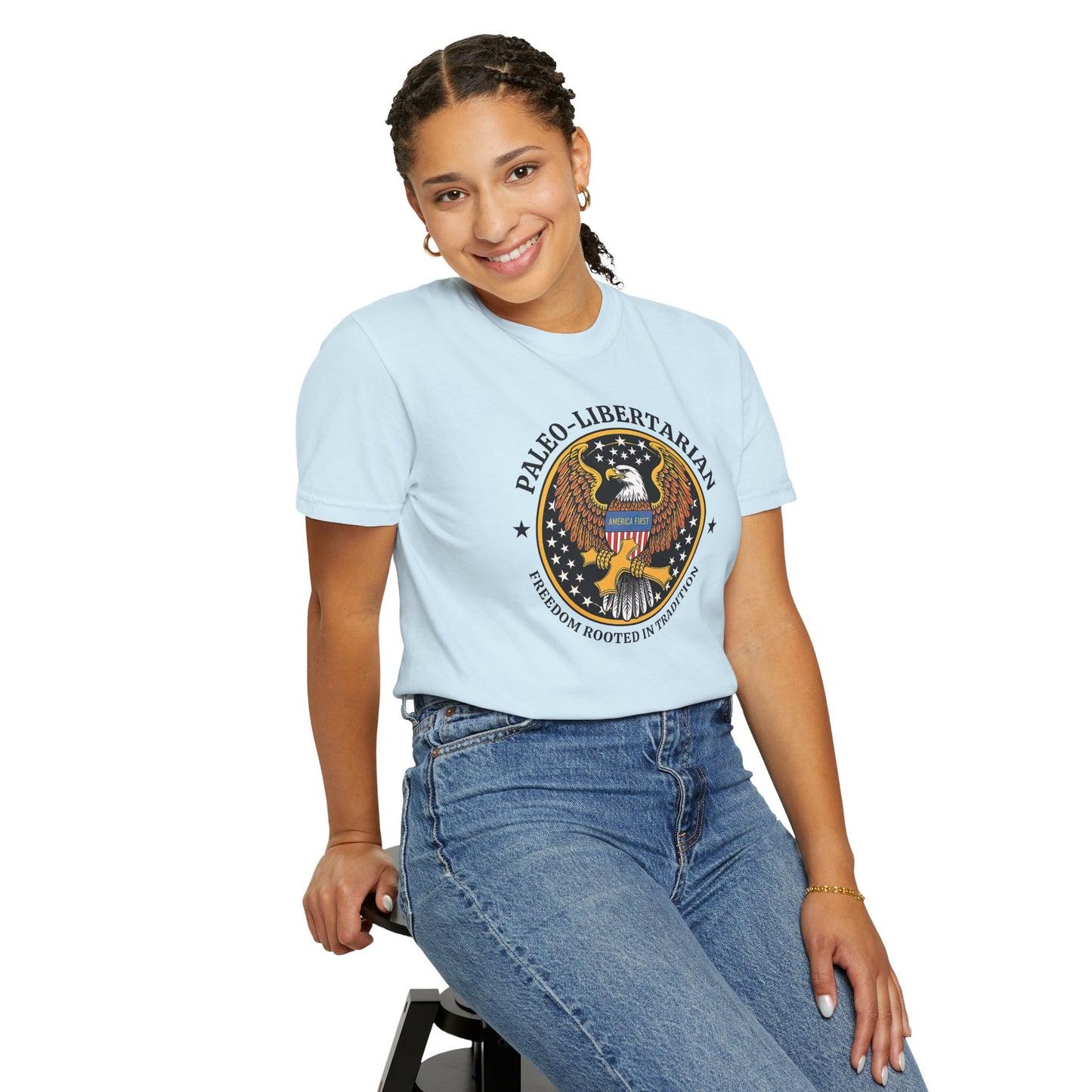 "Paleo-Libertarian" #01, Unisex T-shirt (Light Colors)
