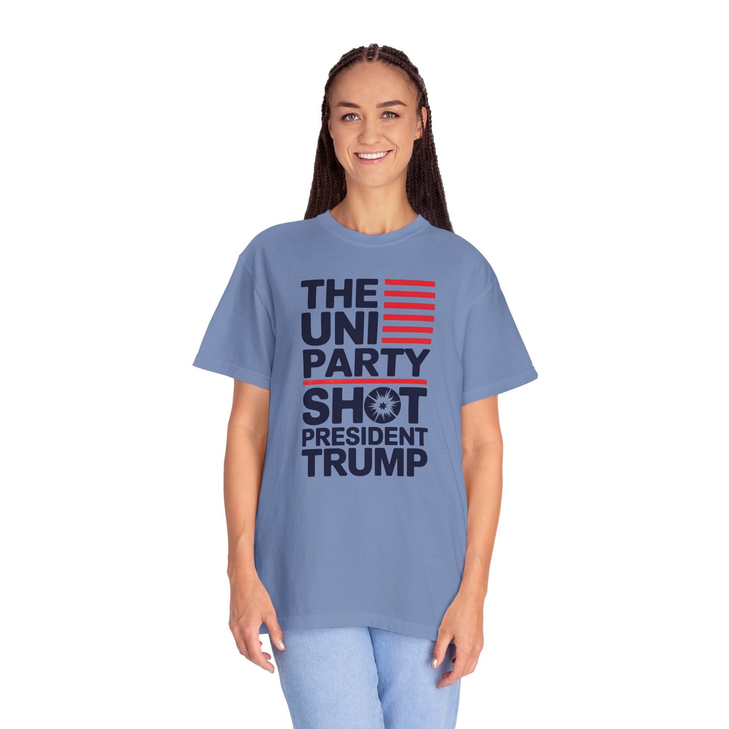 "The Uniparty Shot President Trump" #01, Unisex T-shirt