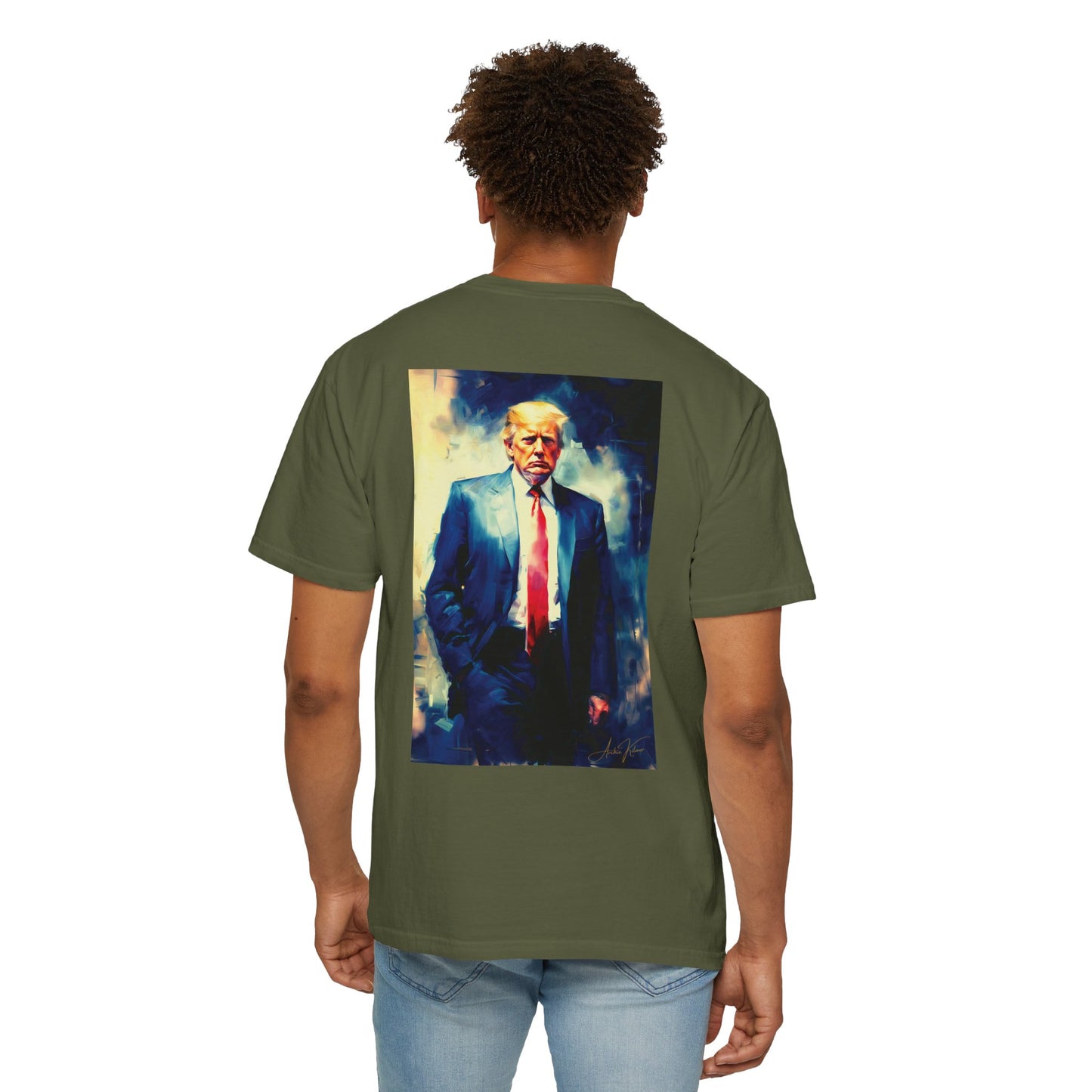 "Trump Portrait No. 6", Unisex T-shirt (Dark Colors)