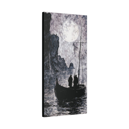 "World's Edge: Clans of the Farthest Shore", Stretched Classic Canvas Fine Art Print