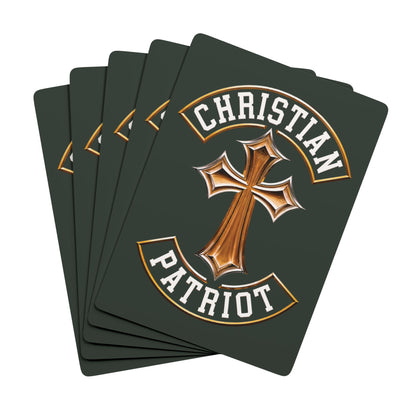 "Christian Patriot" #03, Christian Playing Cards (Hail Cloud Grey)