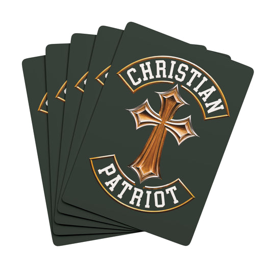 "Christian Patriot" #03, Christian Playing Cards (Hail Cloud Grey)