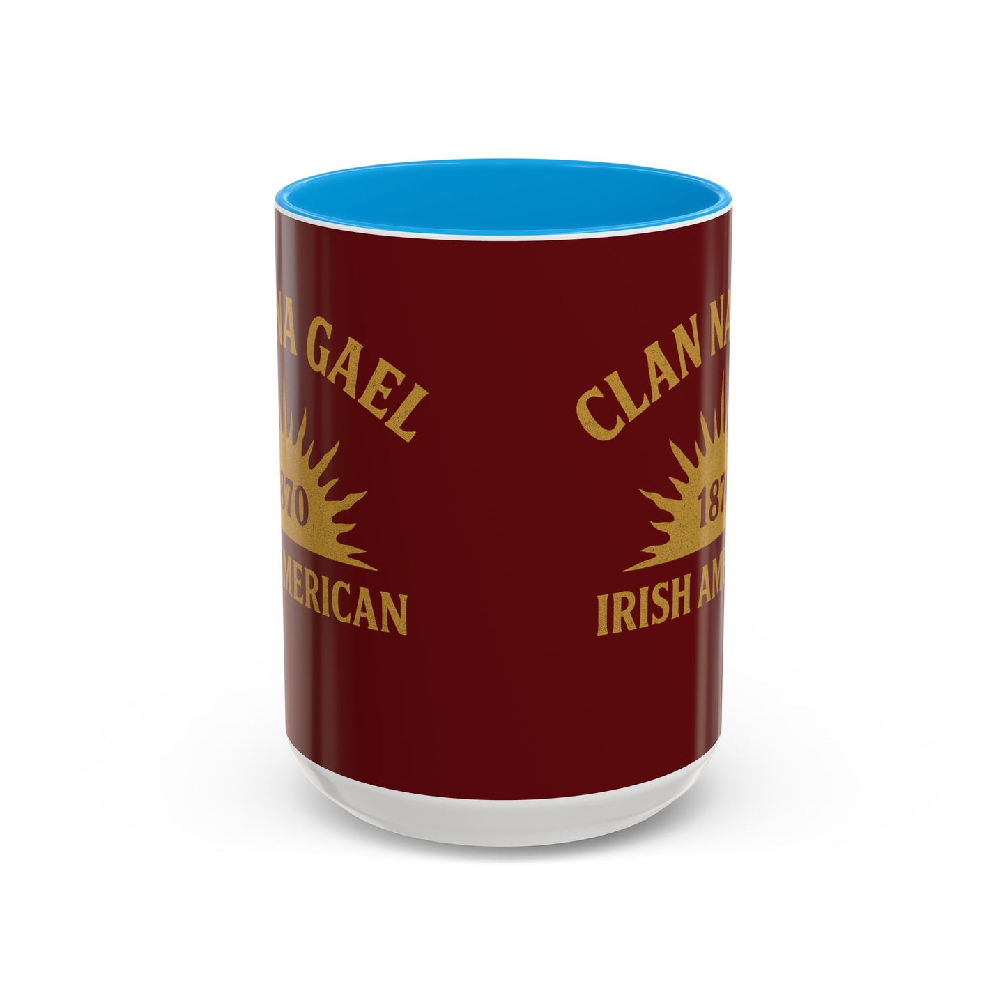"Clan na Gael - Irish American", Colorful Mugs (11oz, 15oz) (Palladius Red)