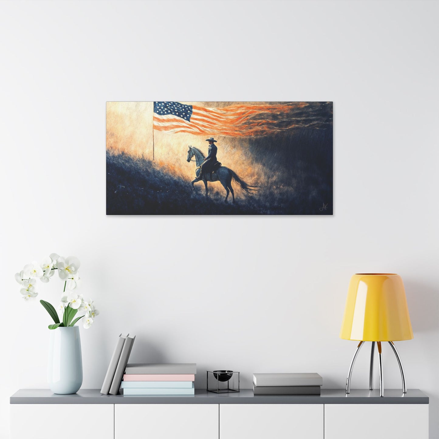 "Liberty under God", Stretched Classic Canvas Fine Art Print