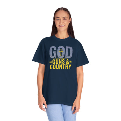 "God Guns & Country" #01, Unisex T-shirt
