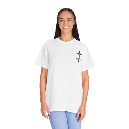 "Steadfast Cross in Black", Unisex T-shirt