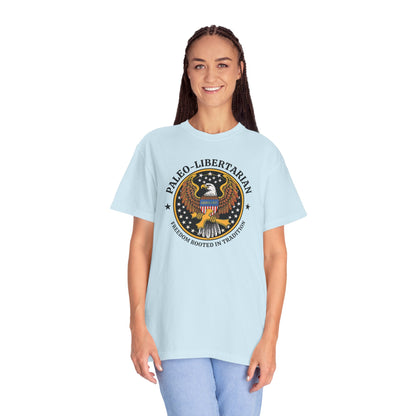 "Paleo-Libertarian" #01, Unisex T-shirt (Light Colors)