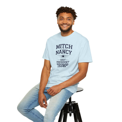 "Mitch & Nancy Shot President Trump", Unisex T-shirt