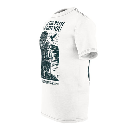 "1 Thessalonians 4:11 (KJV)", Wearable Art Unisex T-shirt (Norse Ink)