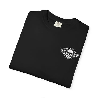 "Not Dead Yet - Winged Skull", Unisex T-shirt