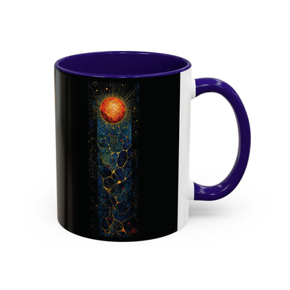 "The Living Light (John 8:12)", Colorful Mugs (11oz, 15oz)