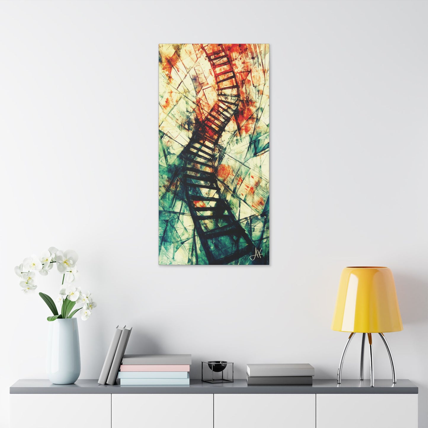 "Climb of the Eternal Soul", Stretched Classic Canvas Fine Art Print