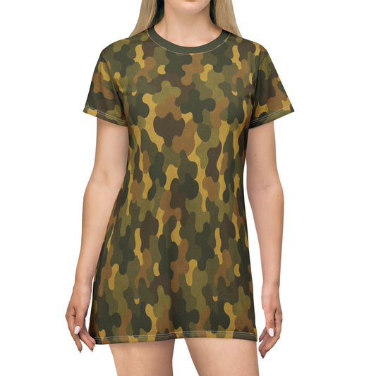 "SASR Day-Ops Camouflage", T-Shirt Dress (SASR Green Collar)