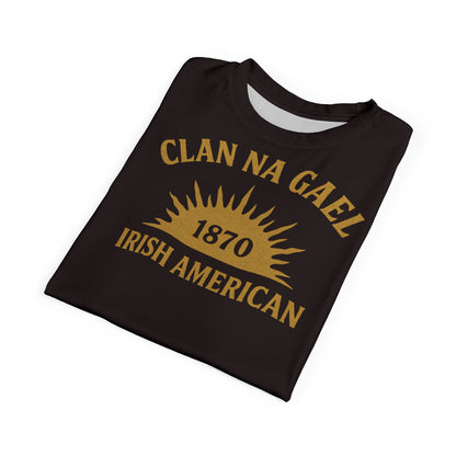 "Clan na Gael - Irish American", Unisex T-shirt (Volcanic Brown)
