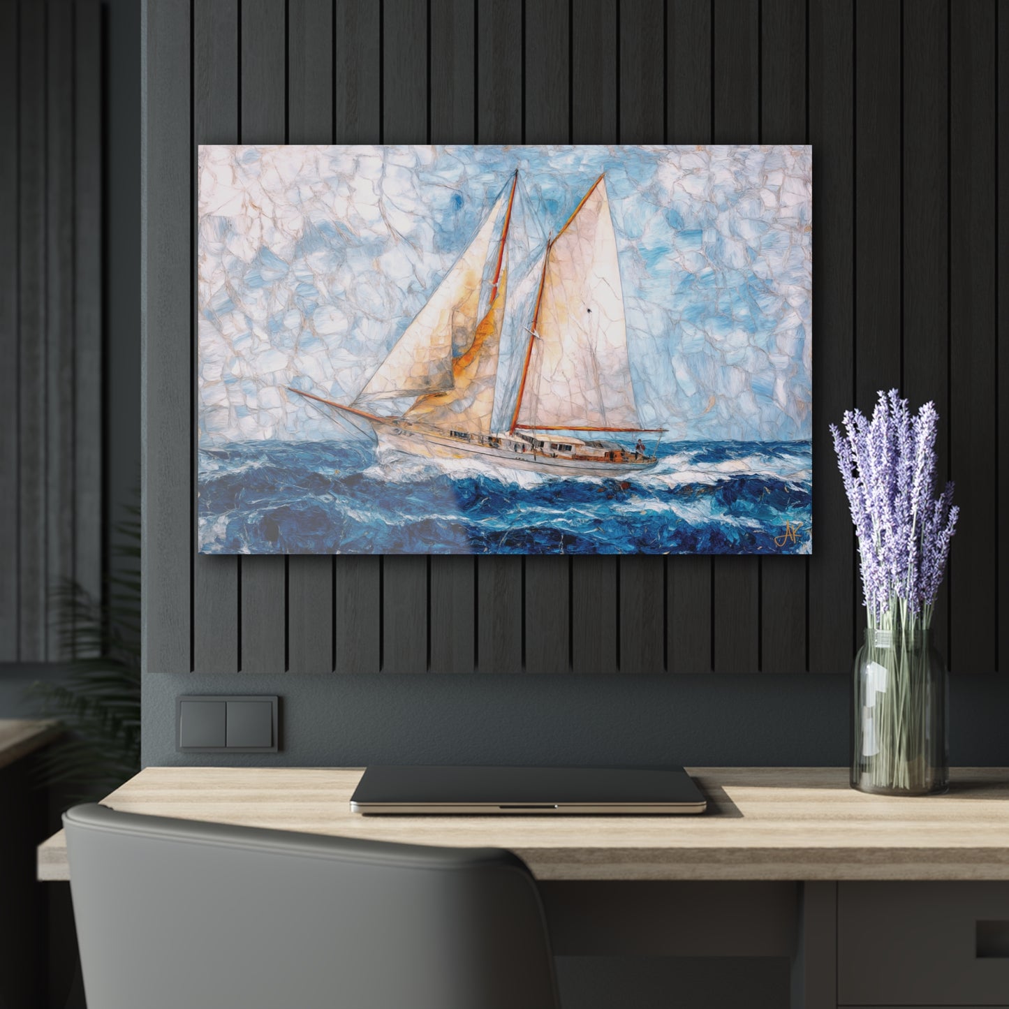 "Echoes of Ancestral Sea Lords", Fine Art Acrylic Wall Prints (French Cleat Hanging)