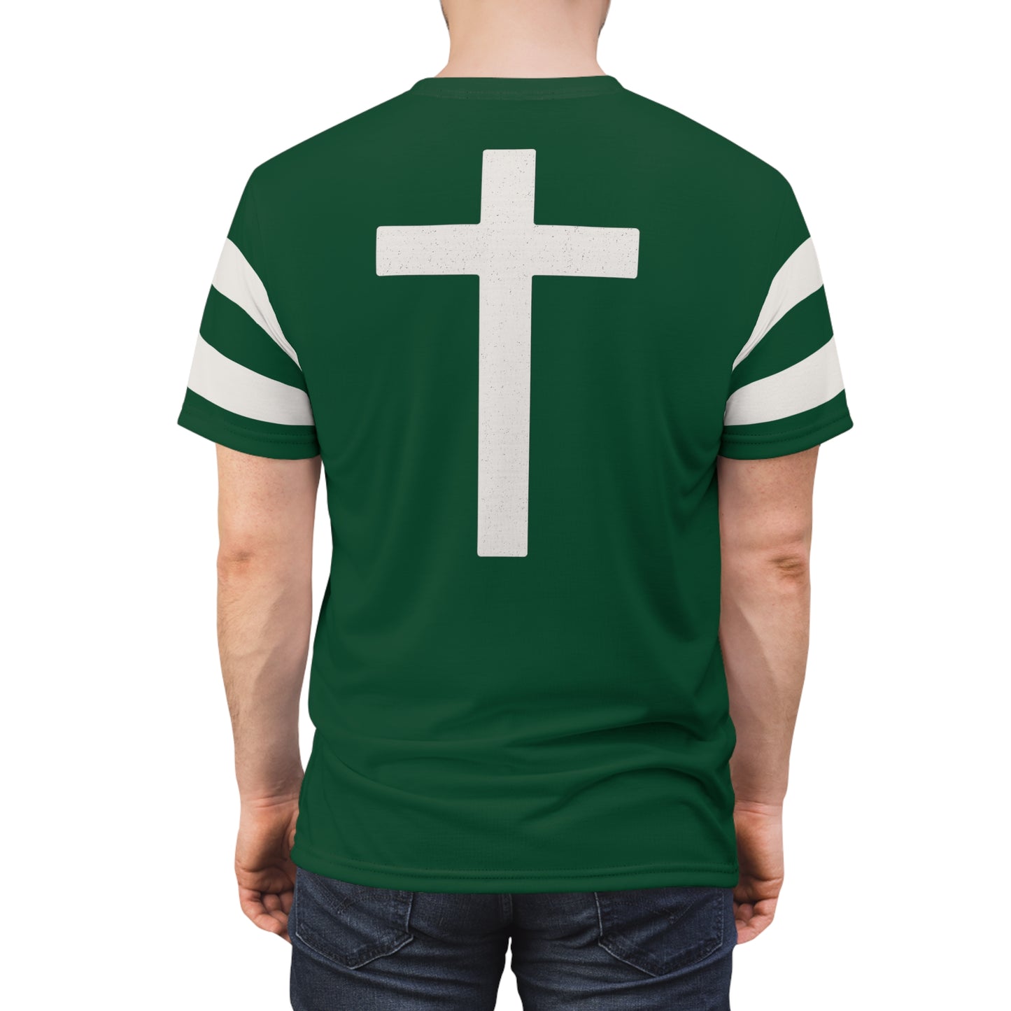 "Faith Overcomes Fear", Unisex Tee (Evergreen)