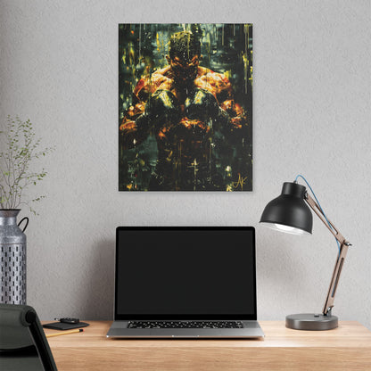 "Pre-Fight Prayer", Classic Stretched Canvas Fine Art Print