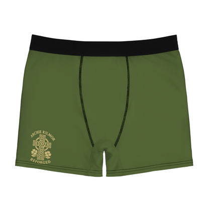 "Archie Kilmor Cross - Reforged" #01, Men's Boxer Briefs (Kangaroo-Bush Green)