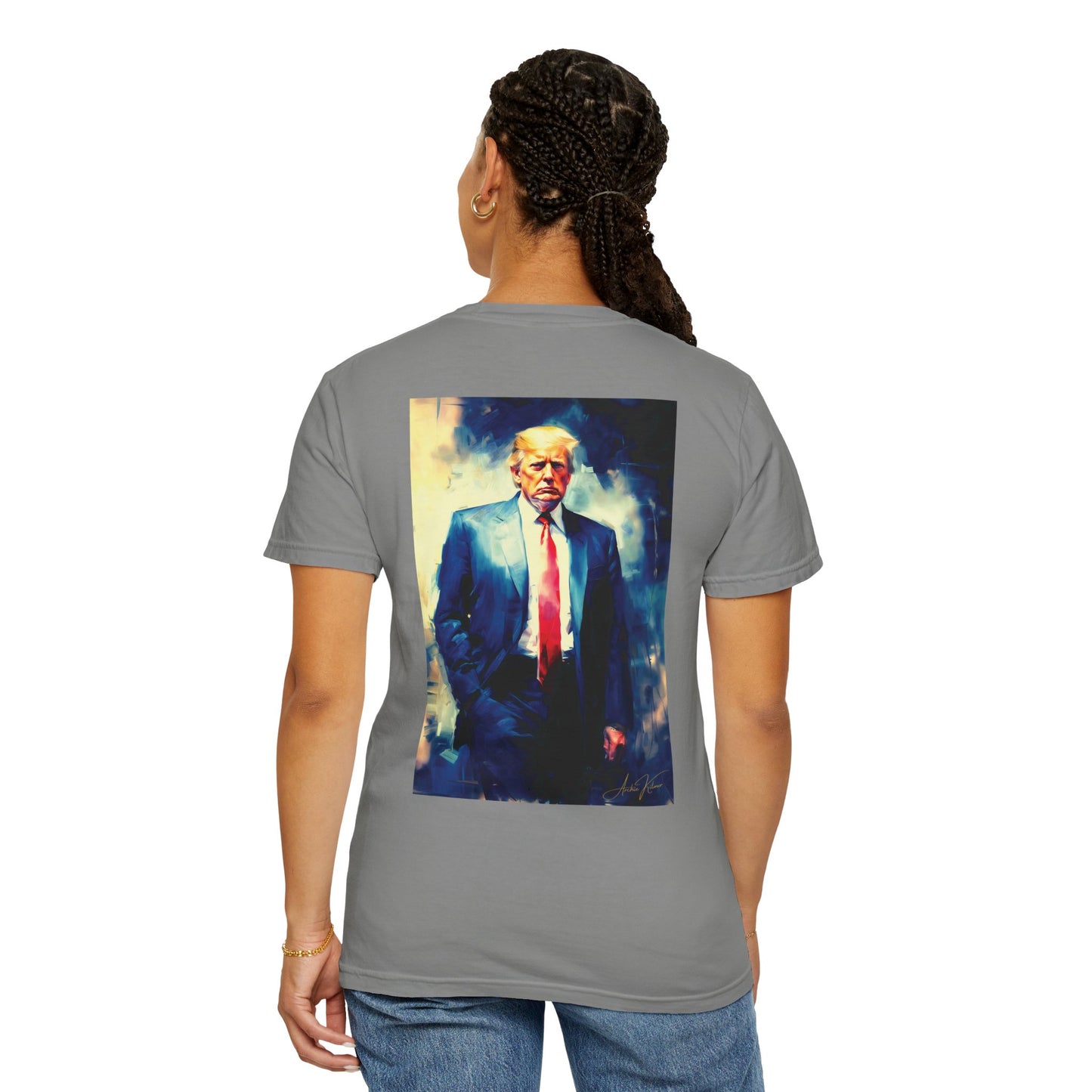 "Trump Portrait No. 6", Unisex T-shirt (Light Colors)
