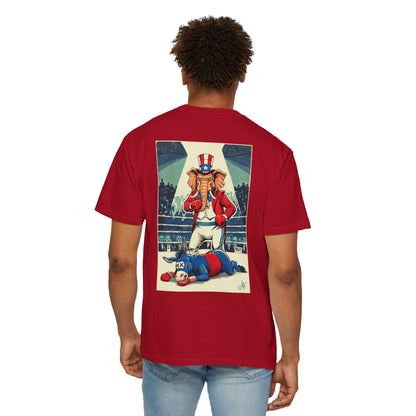 "Brutal Woke Knockout 2024", Unisex T-shirt (Dark Colors)