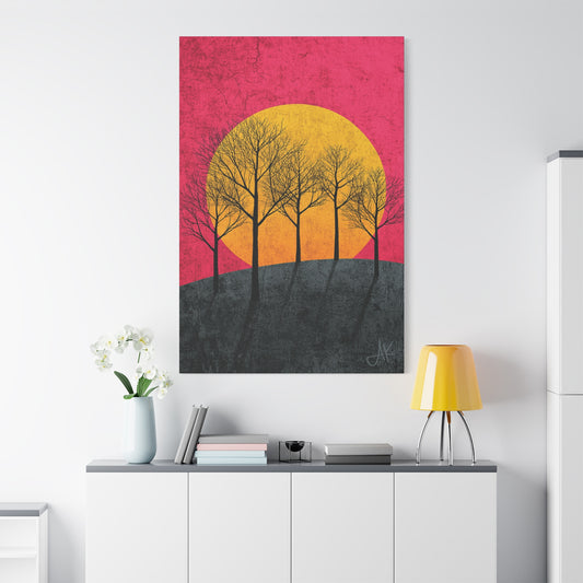 "Colors of Days End", Fine Art Matte Canvas, Stretched, 1.25"