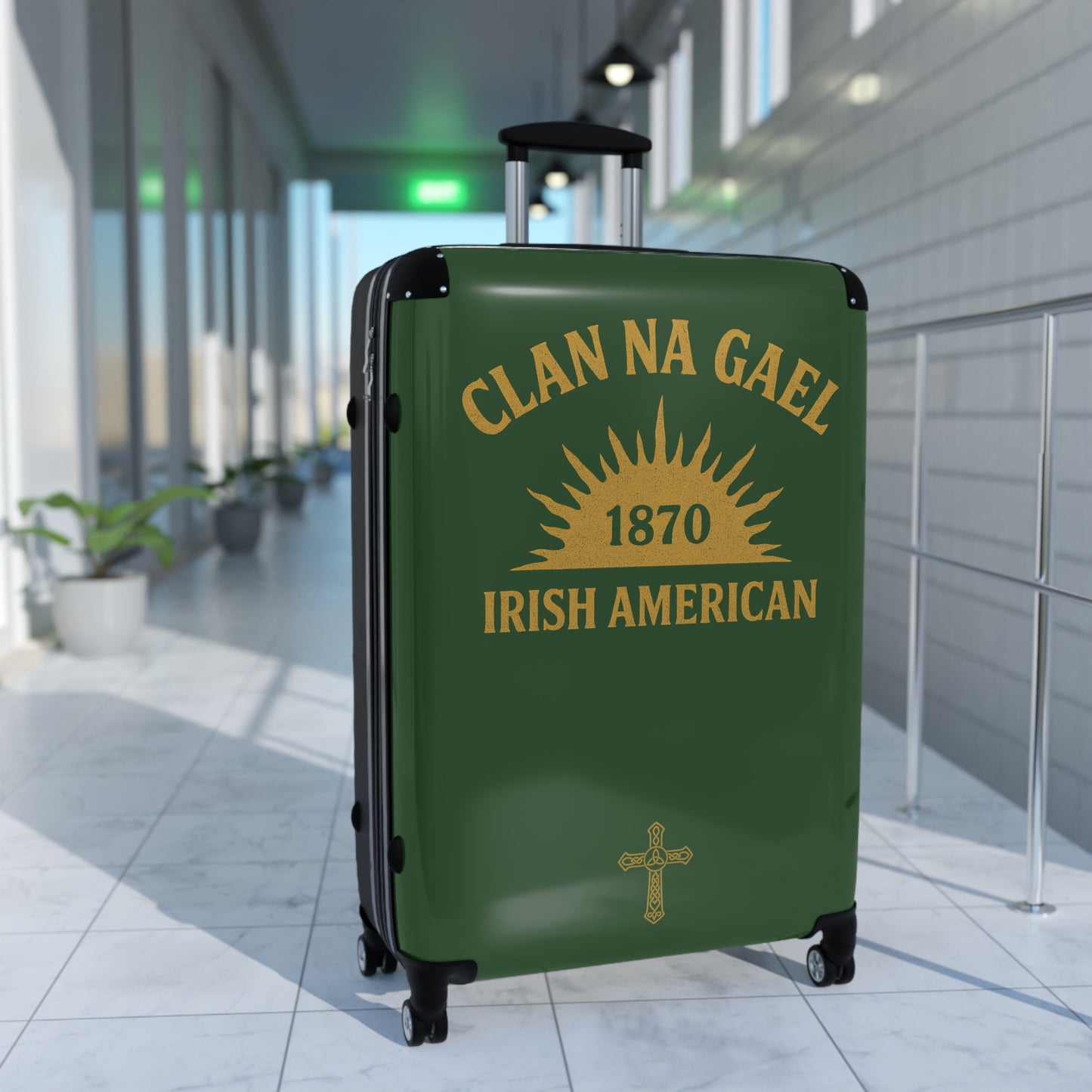 "Clan na Gael - Irish American", Suitcase (Brithemain Green)