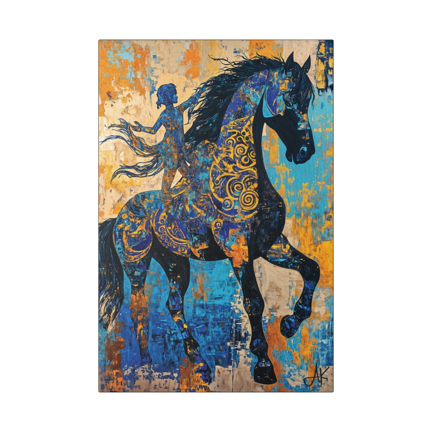 "Unbridled Freedom", Stretched Classic Canvas Fine Art Print