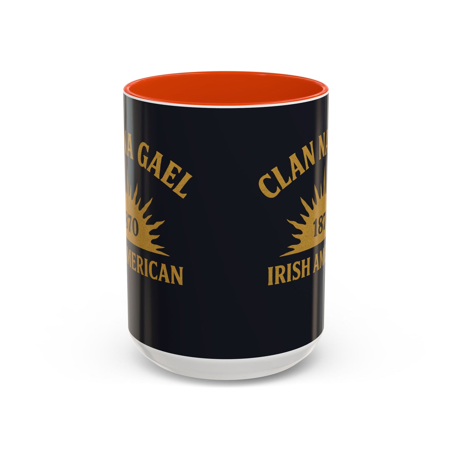 "Clan na Gael - Irish American", Colorful Mugs (11oz, 15oz) (Black Denim)