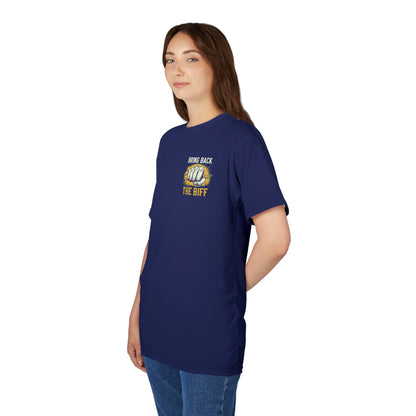 "Bring Back The Biff", Unisex T-shirt (Norway Blue)