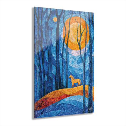 "Bathing in Early Morning's Light", Fine Art Acrylic Wall Prints (French Cleat Hanging)