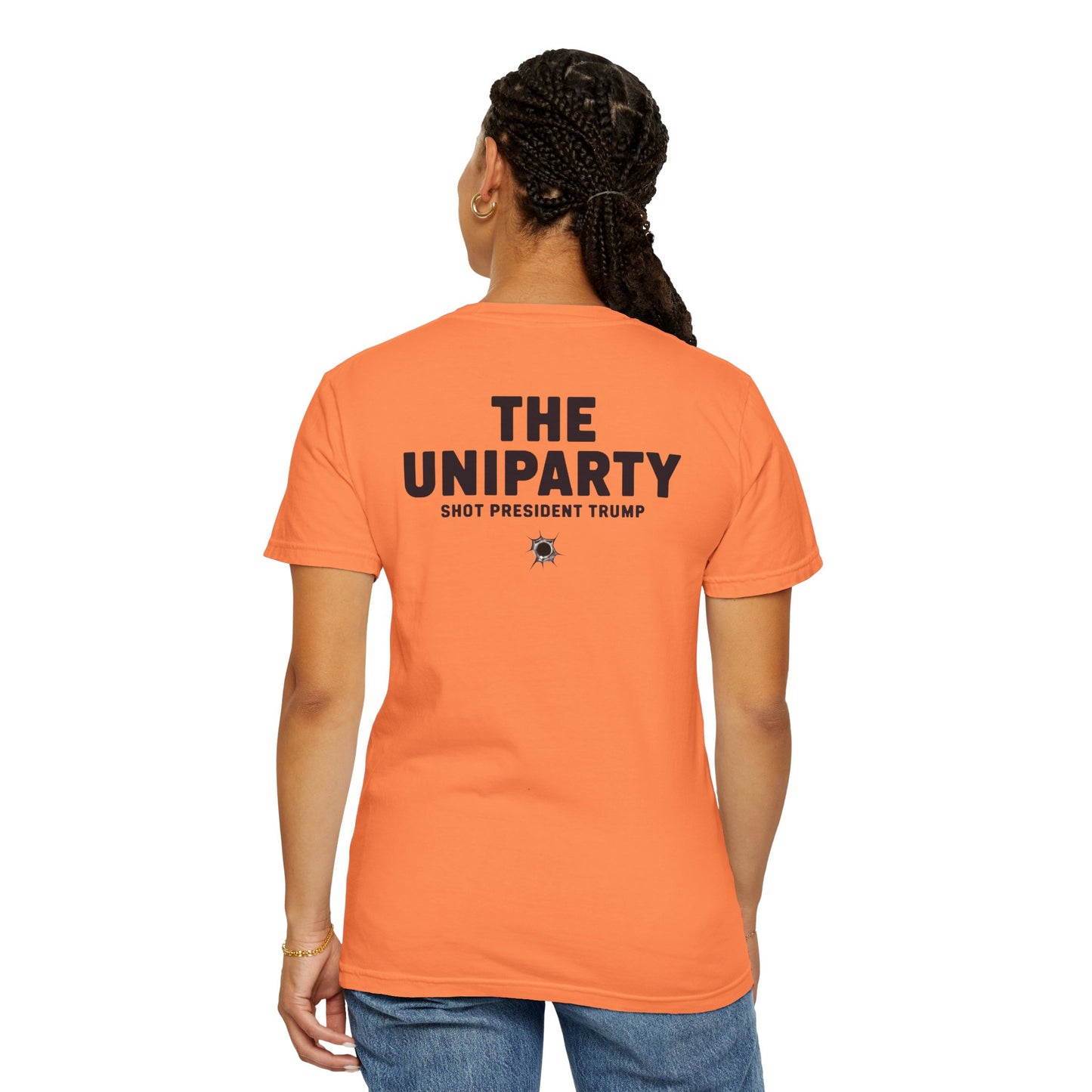 "The Uniparty Shot President Trump" #02, Unisex T-shirt