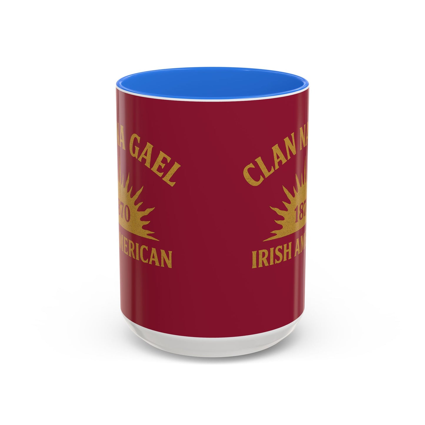 "Clan na Gael - Irish American", Colorful Mugs (11oz, 15oz) (Fénechas Red)