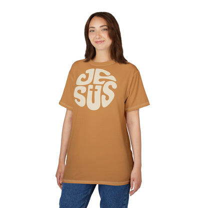 "Retro Jesus", Unisex T-shirt (Saffron Strands)
