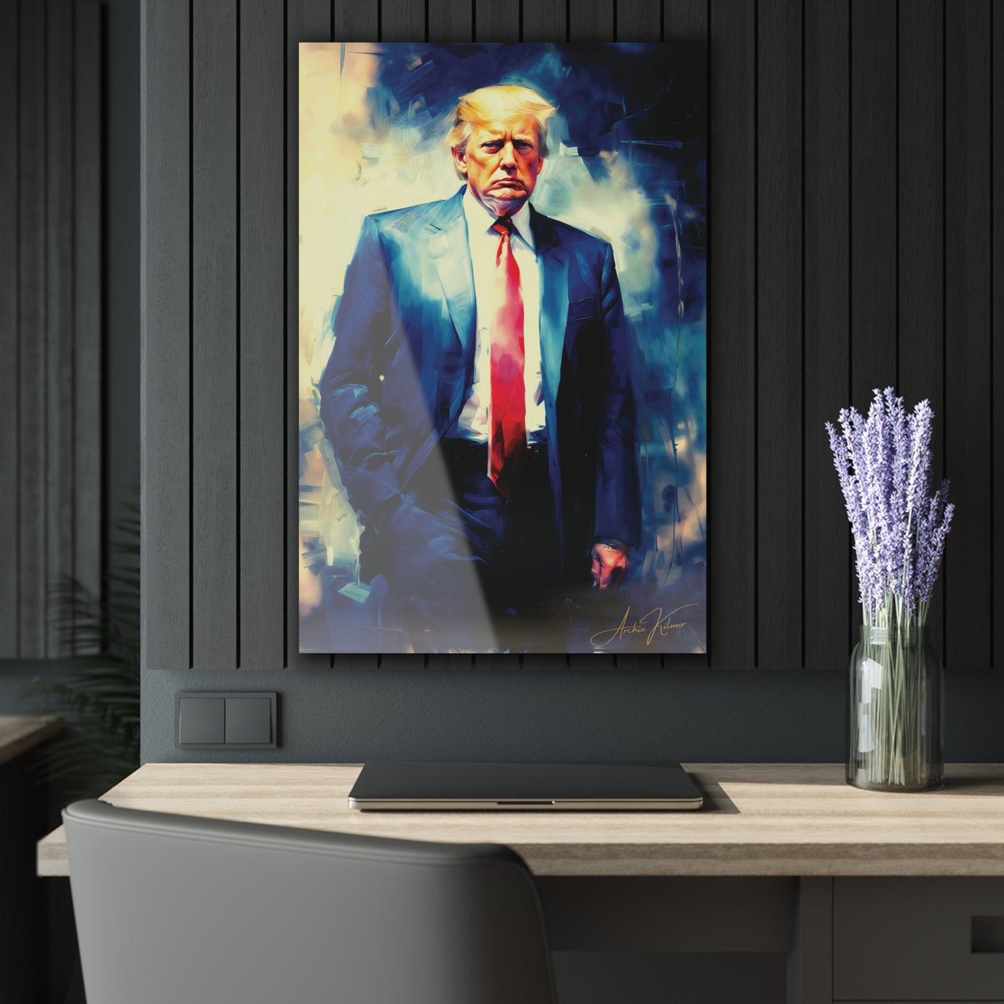 Copy of "Trump Portrait" #06, Acrylic Wall Prints (French Cleat Hanging)